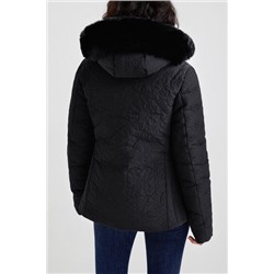 Chaqueta slim acolchada capucha