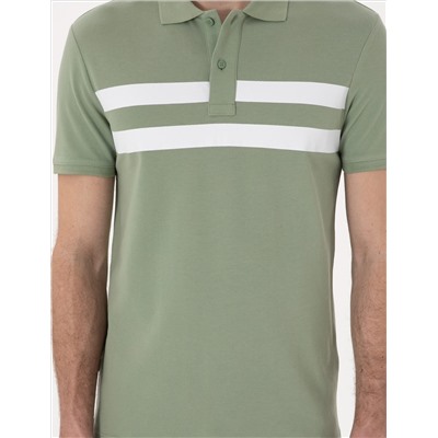 Yeşil Slim Fit Tişört