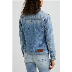 Chaqueta vaquera slim mandalas