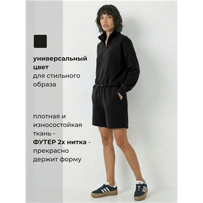 Женский костюм с шортами и кофтой 406