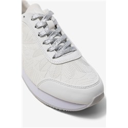 Zapatilla bordado floral