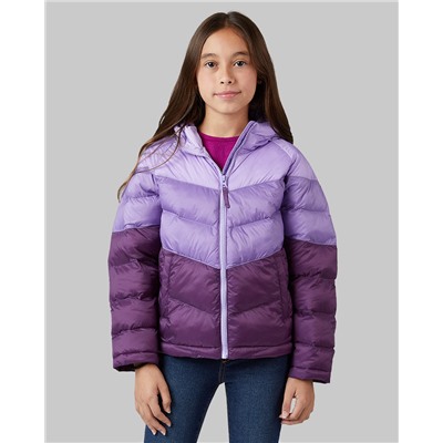 KIDS' HOODED PUFFER JACKET
