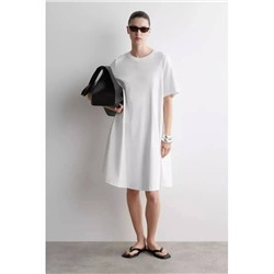 Свободное хлопковое платье 2 цвета КО*С