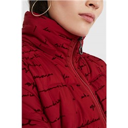 Chaqueta corta slim escrita