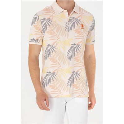 Erkek Ekru Polo Yaka Tişört