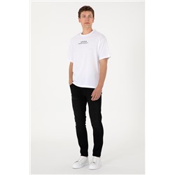Erkek Siyah Slim Fit Jean Pantolon