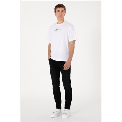 Erkek Siyah Slim Fit Jean Pantolon