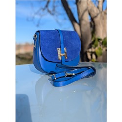 Итальянская сумка из натуральной кожи от AB.ZAPATOS PELLE · 2704 Azulon