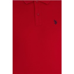 Erkek Bordo Basic Polo Yaka Tişört