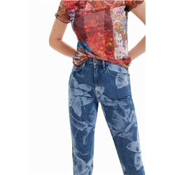 Vaqueros Straight cropped