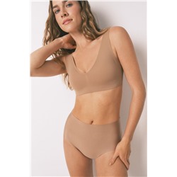 Braga alta clean cut beige