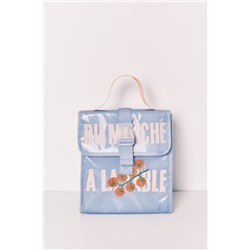 Bolsa térmica porta alimentos azul