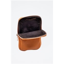 Bandolera de piel Albaredo - Marrón