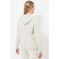 Jersey con capucha - Beige