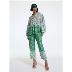 Basic-Bluse aus Viskose