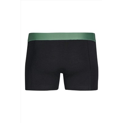 Jack & Jones Jack Jones Jacnıck Bamboo Trunks 3 Pack Pls Erkek Yeşil Büyük Beden Boxer 12278628-21