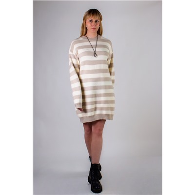 Платье, вязаная туника Полоска арт.1991