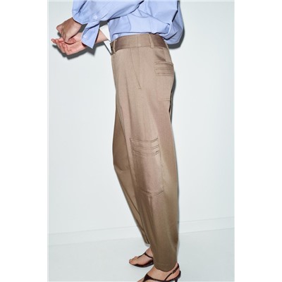 PANTALÓN CARGO TIRO ALTO