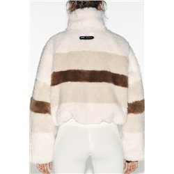 CROPPED FAUX SHEARLING COAT HEIQ XREFLEX™ RECCO® TECHNOLOGY SKI COLLECTION, CHARACTERISTICS