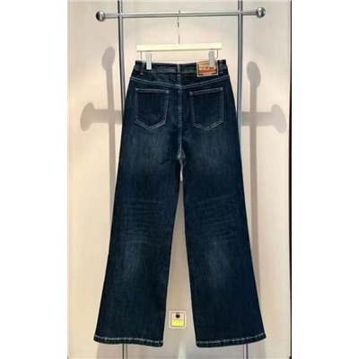 Женские осенне-зимние, эластичные, стираные, хлопковые джинсы ДИЗЕЛ*Ь