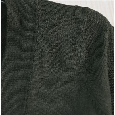 Повседневный тонкий трикотажный кардиган без пуговиц  КО*С