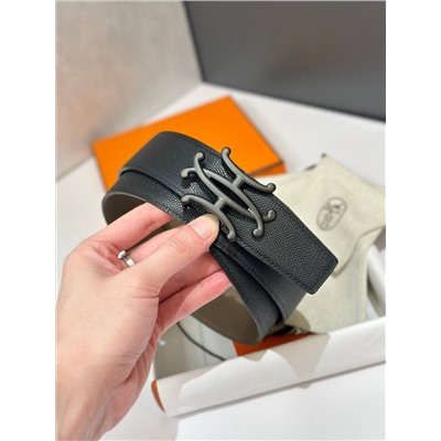 Мужской двухсторонний ремень  Herme*s Kell*y 🧡