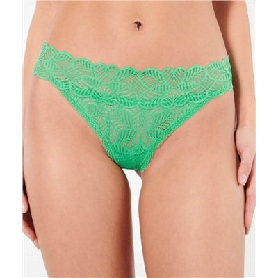 Tanga de encaje floral