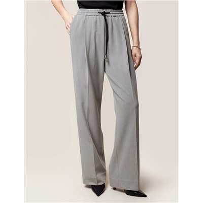 Брюки-палаццо из премиальной костюмной ткани с добавлением лиоцелла