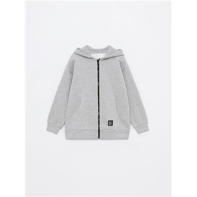 PLUSH JACKET WITH HOOD