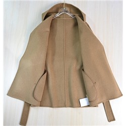 Женское шерстяное пальто с капюшоном АЙСИК*Л