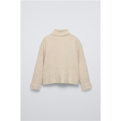 SOFT-TOUCH RIBBED SWEATER