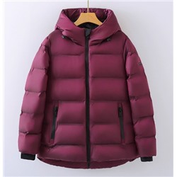 Модная блестящая стеганая куртка