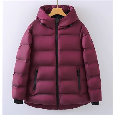 Модная блестящая стеганая куртка