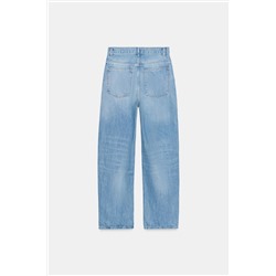 TRF HIGH-WAIST STRAIGHT LEG JEANS