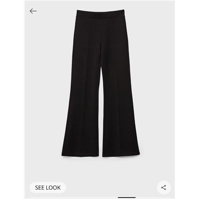 Женские мягкие эластичные брюки клёш из смесового модала СТРАДИВАРИУ*С