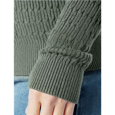 Кардиган тонкой ажурной вязки из хлопка и вискозы