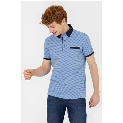 Erkek Koyu Mavi Polo Yaka Tişört