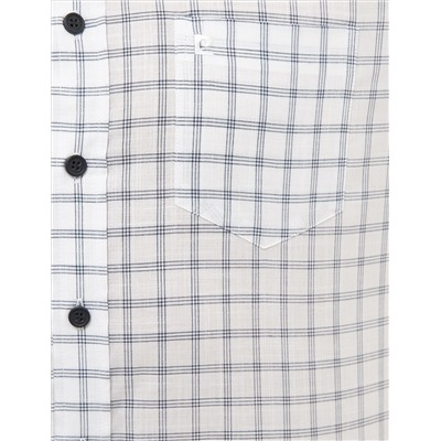 Lacivert Regular Fit Kısa Kollu Gömlek