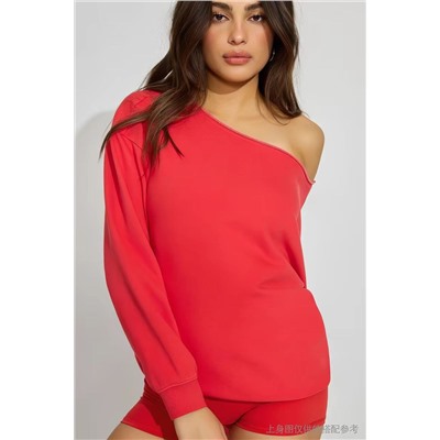 Женский свитшот / толстовка  с открытыми плечами 6 цветов ГАРА*Ж