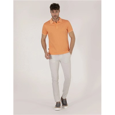 Gri Slim Fit Kanvas Pantolon