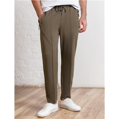 Брюки джоггеры на резинке из премиального футера двухнитки