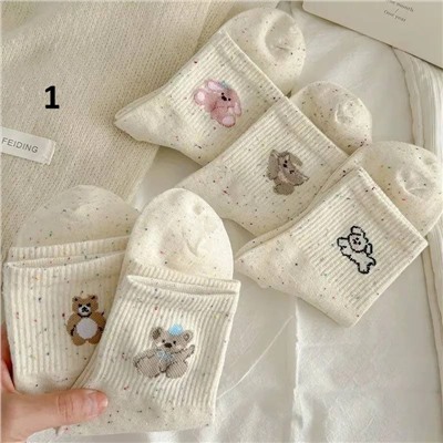 Носочки для девочек. Набор 5 шт