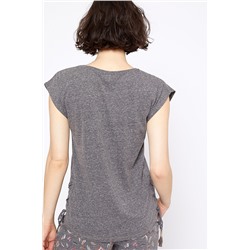 Camiseta Kimie Antracita jaspeado