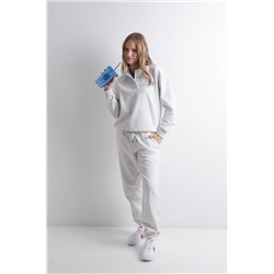 Sudadera polo felpa gris oscuro