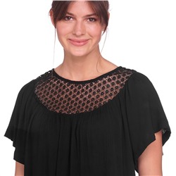 Damen Bluse in Crepp-Optik