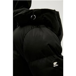Bad Bear Tinkerbell Puffer Siyah Kapüşonlu Kadın Mont