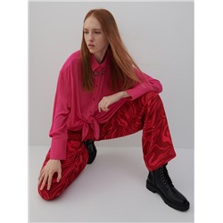 Hose aus Viskose mit Muster