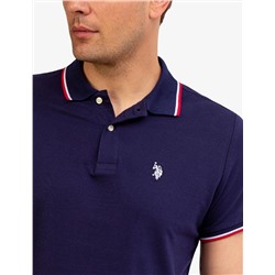 TIPPED OTTOMAN PIQUE POLO SHIRT