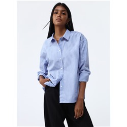 CAMISA POPELÍN DE MANGA LARGA