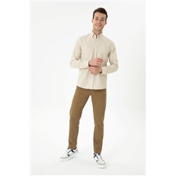 Erkek Taş Uzun Kollu Gömlek